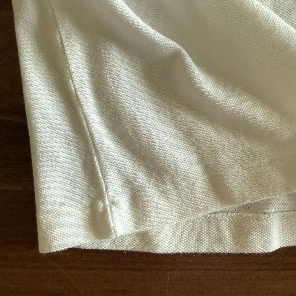 Vintage OshKosh White Camp Branded Polo Boys' 7
